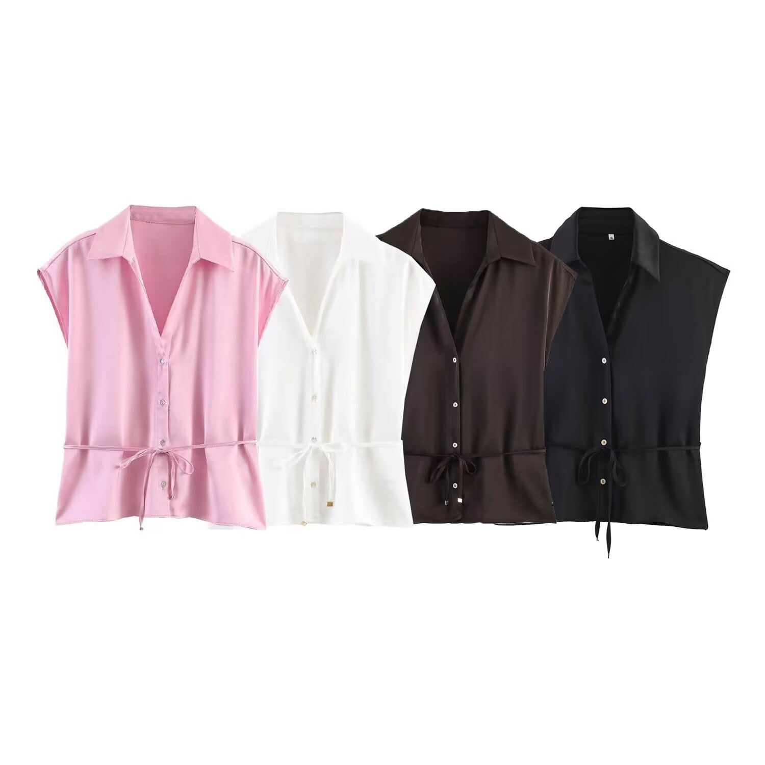Willshela Damska Modna Bluzka  – Shirt Camp Collar recenzja i cena