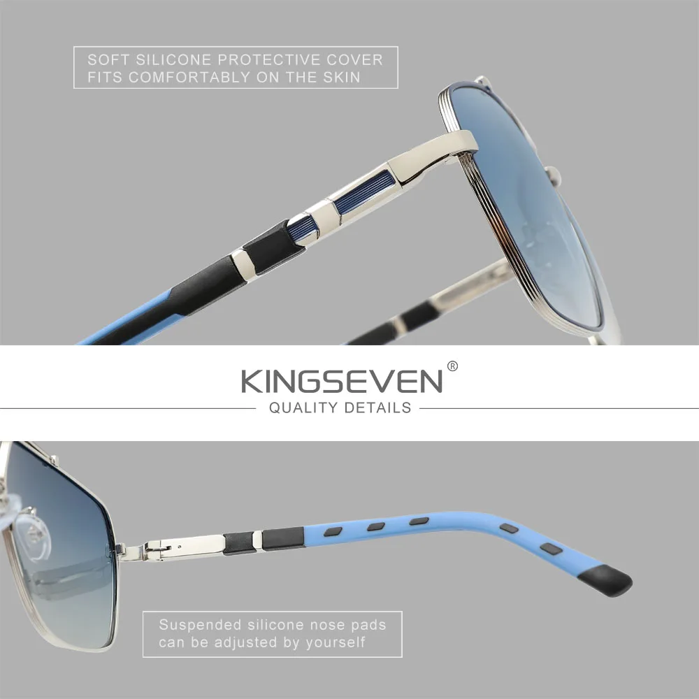 Okulary przeciwsłoneczne KINGS – Sunglasses Aviator Polarized recenzja i cena